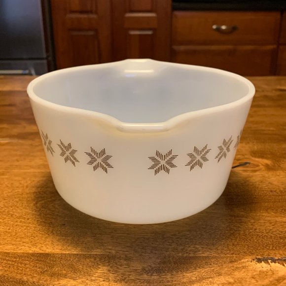 Vintage Pyrex Town and Country (Brown on White) - #473 - 1 Qt. Casserole Dish - Picture 2 of 9